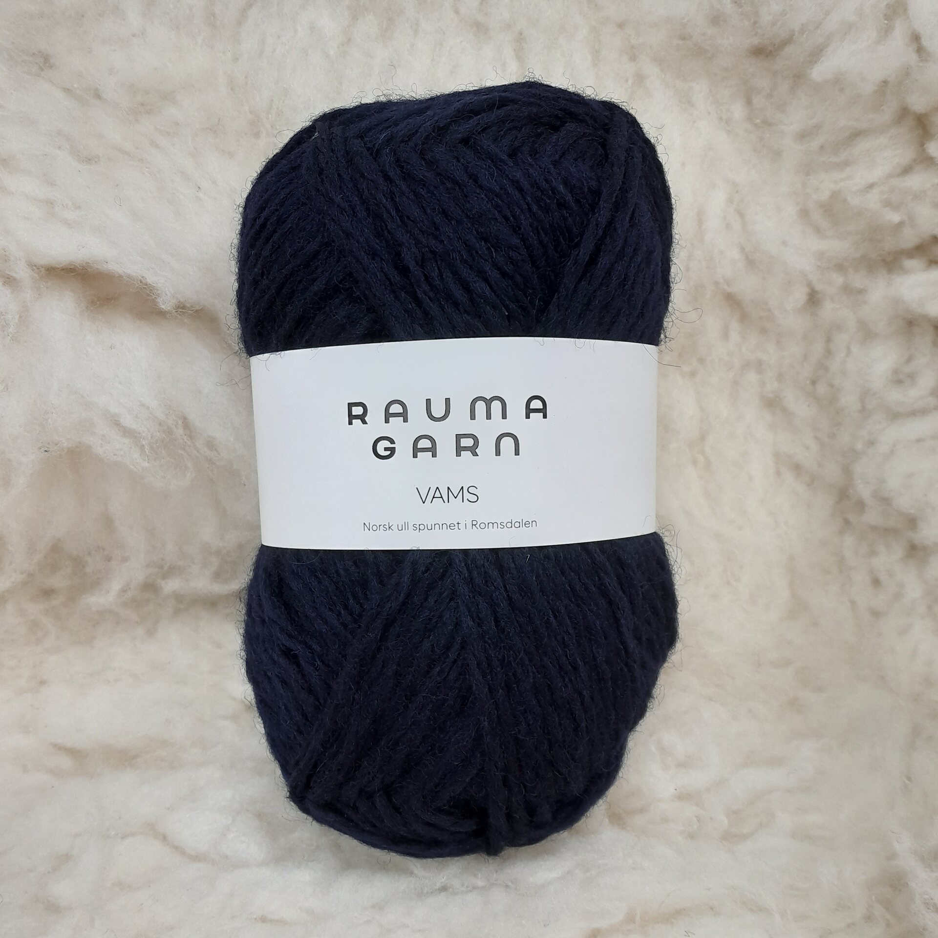 Rauma Garn Vams 09 Marineblå