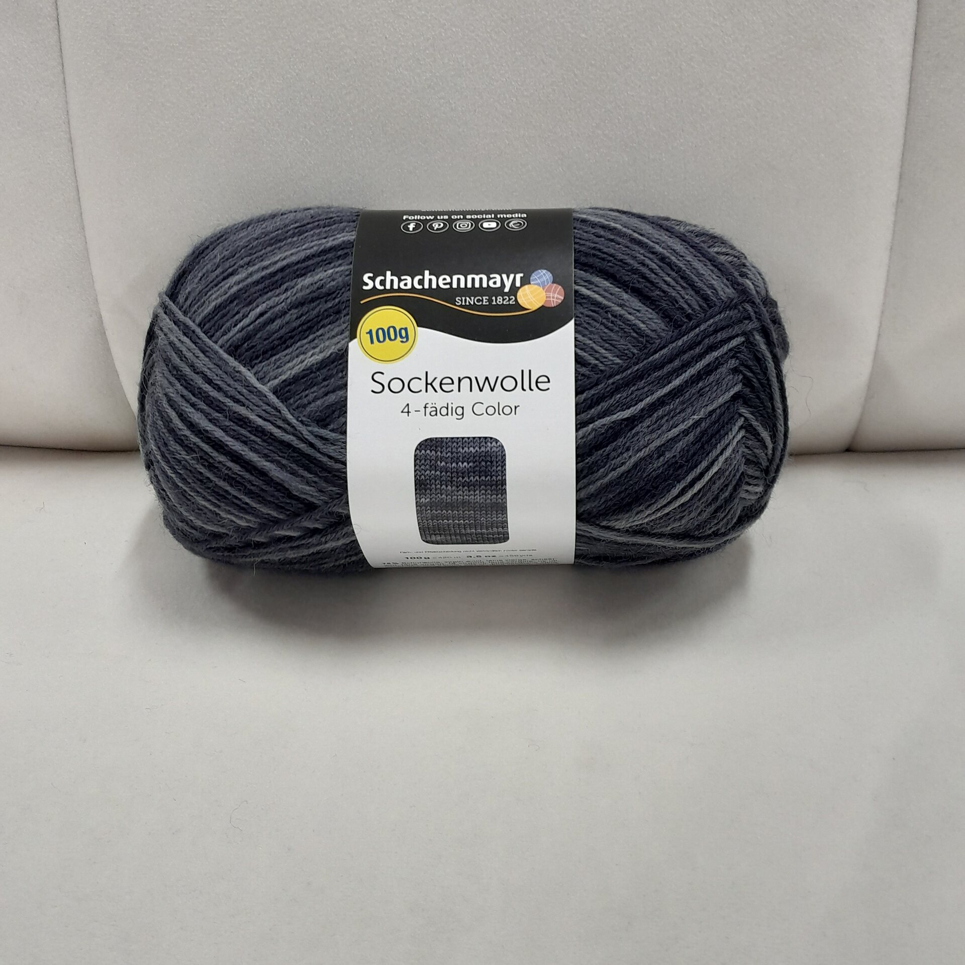 Schachenmayr Sockenwolle 4-fädig Color 189