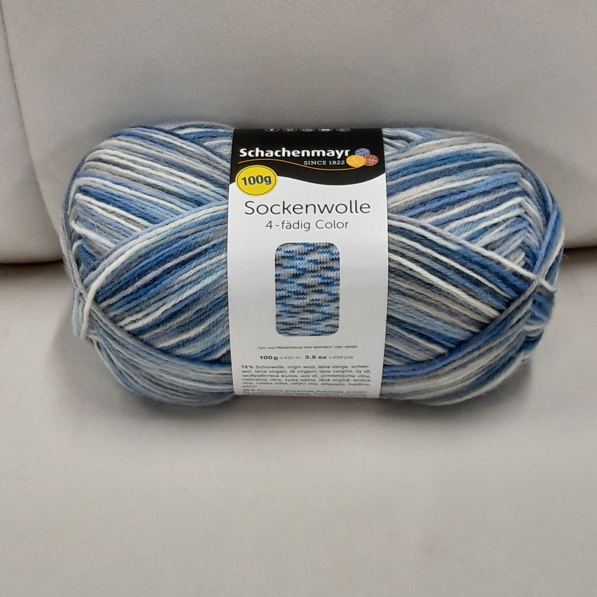 Schachenmayr Sockenwolle 4-fädig Color 181