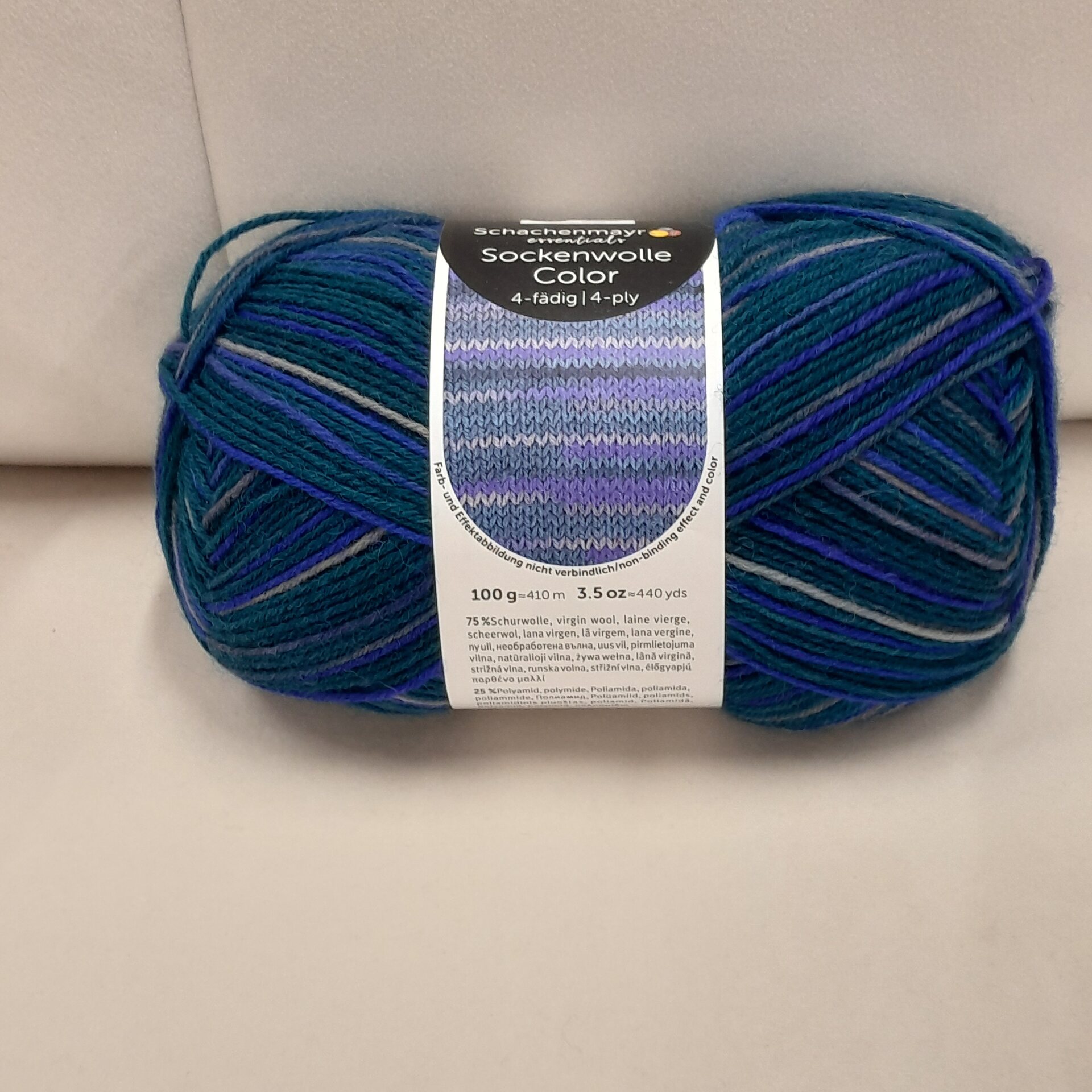 Schachenmayr Sockenwolle 4-fädig Color 190