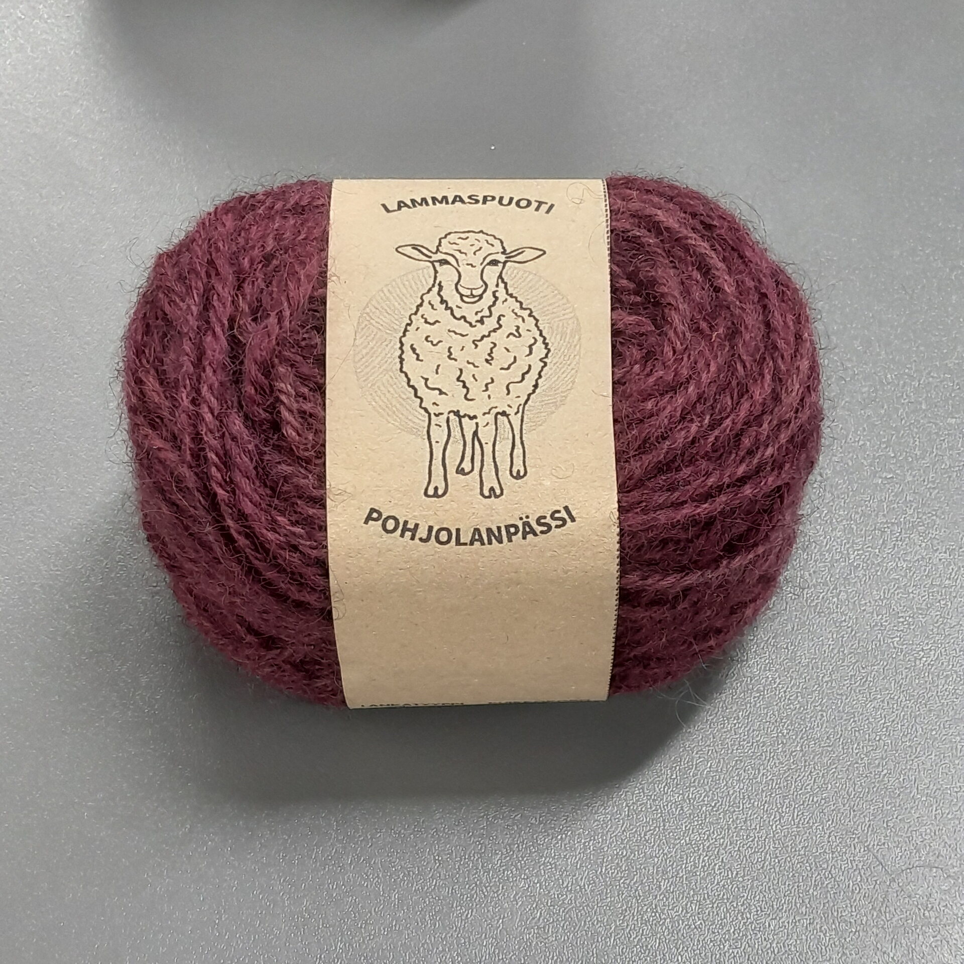 Lammaspuoti Pohjolanpässi Gotlanninlampaan karstalanka Burgundy