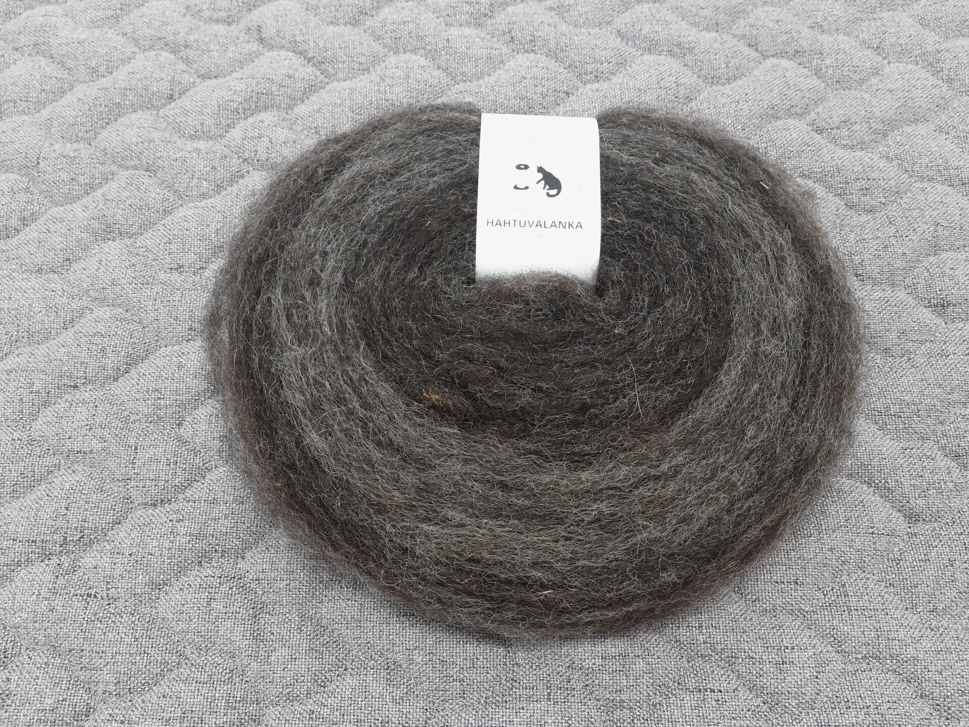 Polvijärven Kehräämö Hahtuvakiekko n. 30g Luonnonmusta