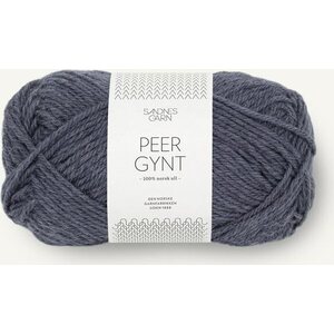 Sandnes Garn Peer Gynt, 6072 siniharmaa meleerattu (poistuva väri)