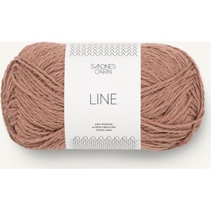 Sandnes Garn Line, 3542 rosa hiekka (poistuva väri)