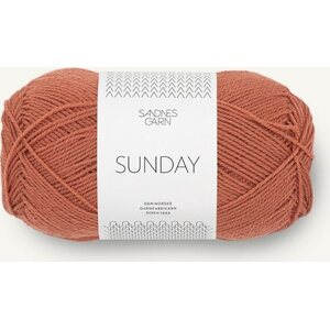Sandnes Garn Sunday, 3535 vaalea kupari (poistuva väri)