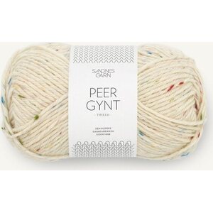 Sandnes Garn Peer Gynt, 1044 Natur/Tutti Frutti Tweed