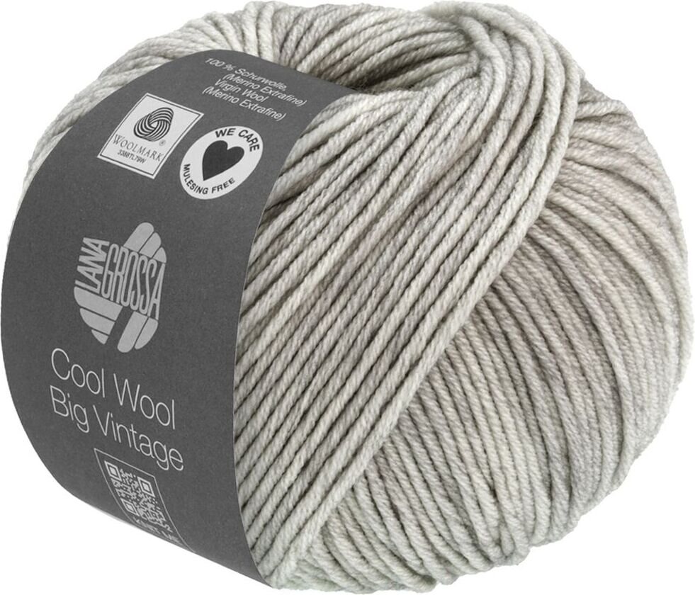 Lana Grossa Cool Wool Big Vintage 7169 Hellgrau