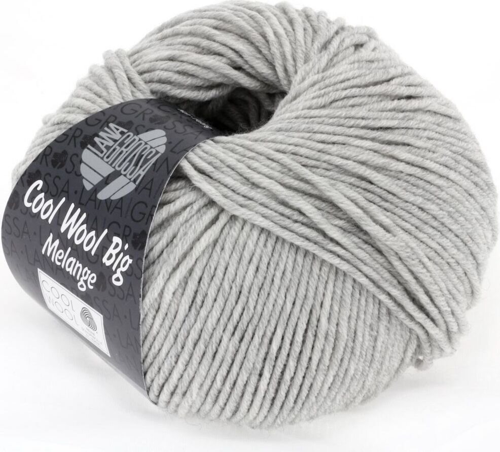 Lana Grossa Cool Wool Big 616 Hellgrau meliert