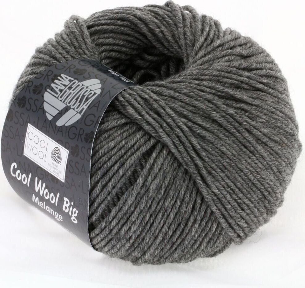 Lana Grossa Cool Wool Big 617 Dunkelgrau meliert
