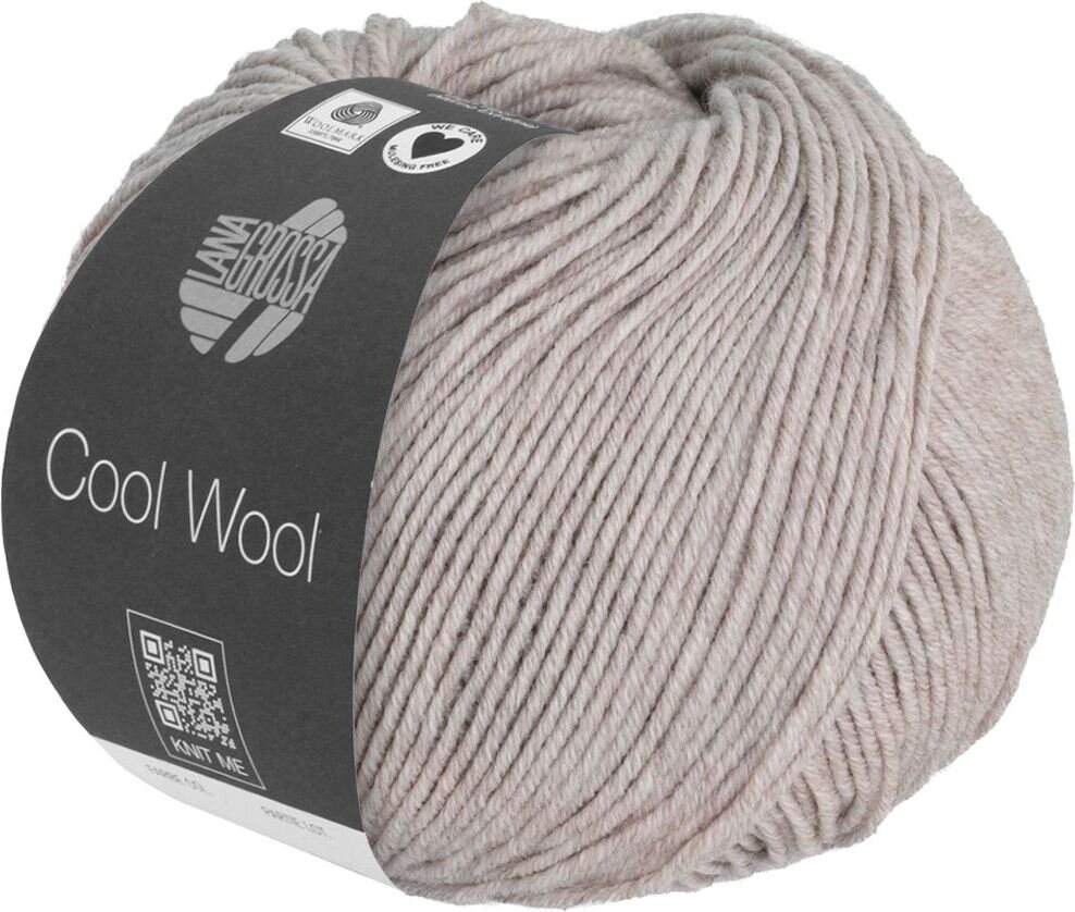 Lana Grossa Cool Wool Mélange 1426 Graubeige meliert