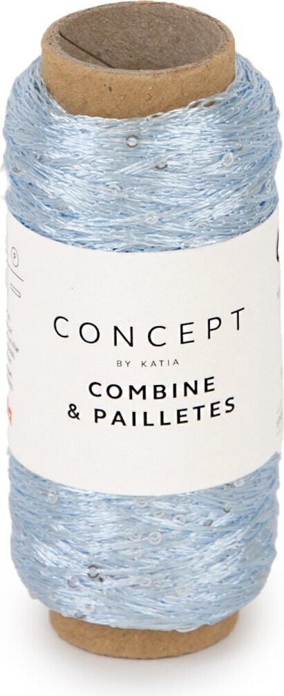 Katia Combine & Paillettes 56 - Water blue