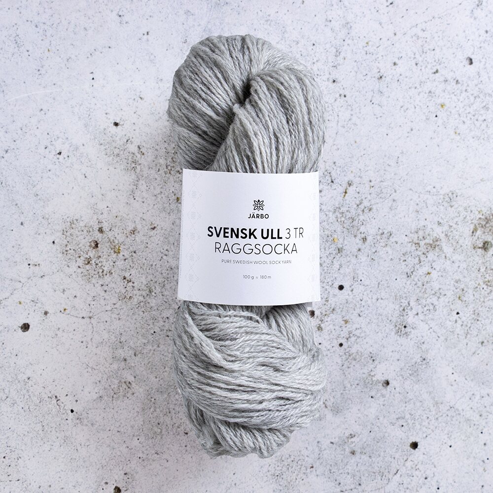 Järbo Garn Svensk Ull Raggsockor 59202 Fog Over Fårö
