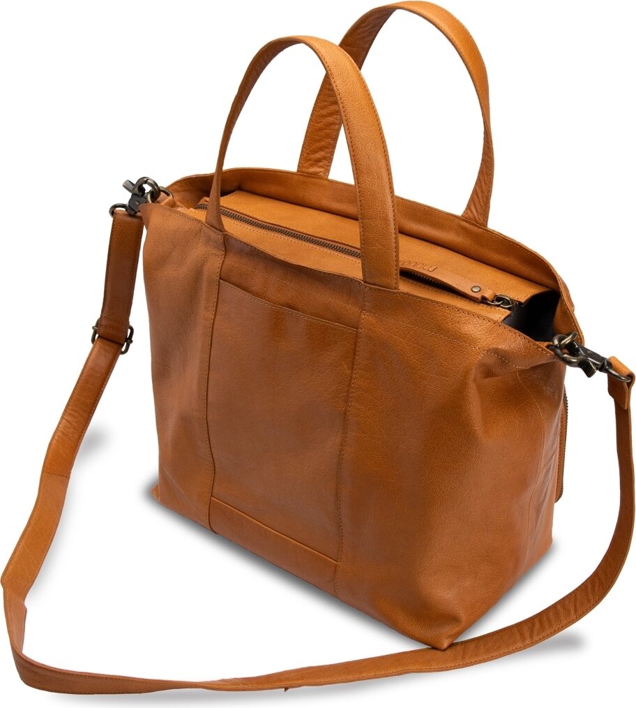 Muud Hiba projektilaukku Whisky vetoketjulla