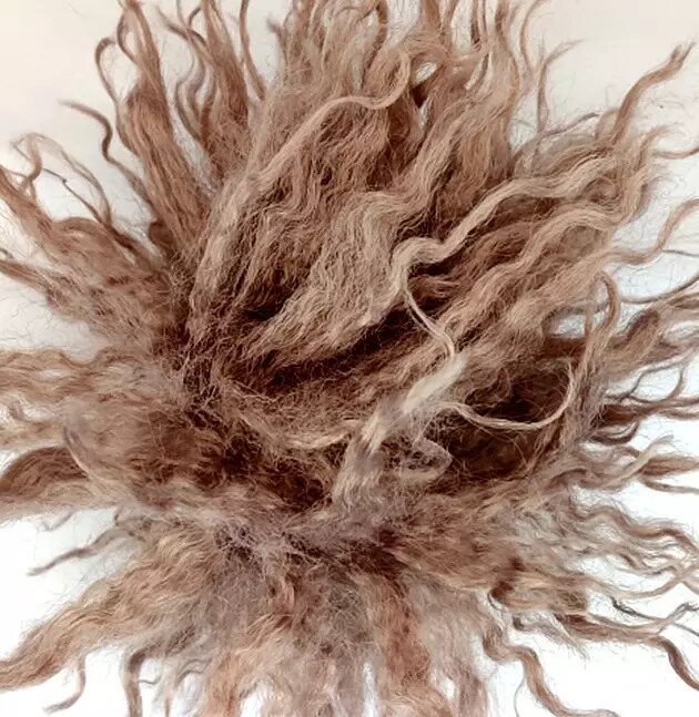 Kihara tupsu 13cm Vanha roosa