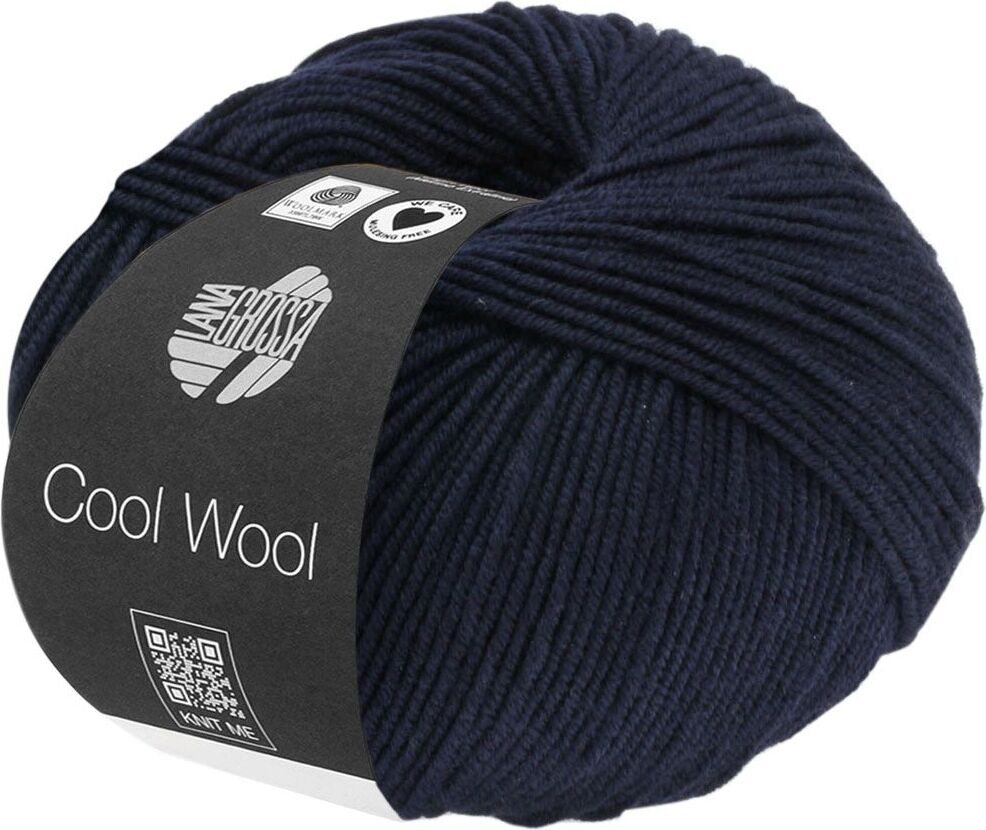 Lana Grossa Cool Wool Uni 414 Nachtblau