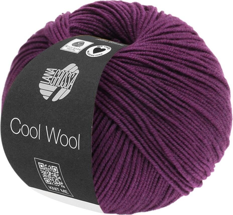 Lana Grossa Cool Wool Uni 2023 Dunkelviolett