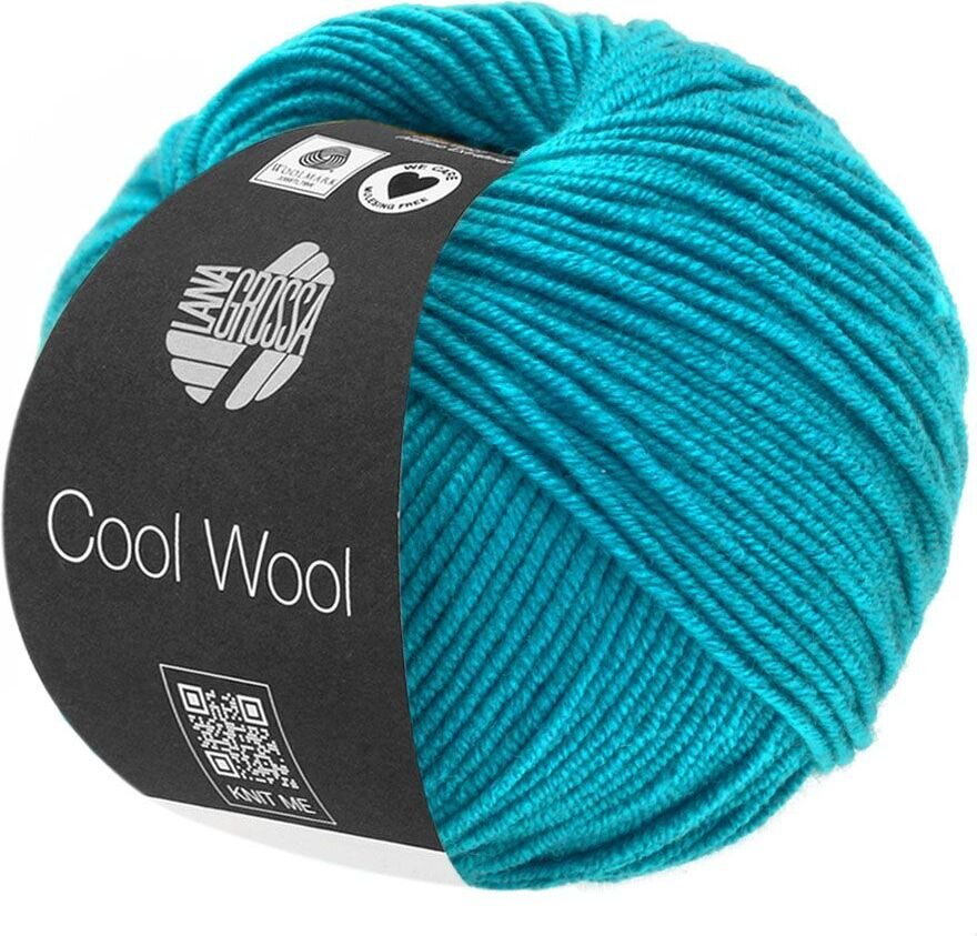Lana Grossa Cool Wool Uni 2036 Azurblau