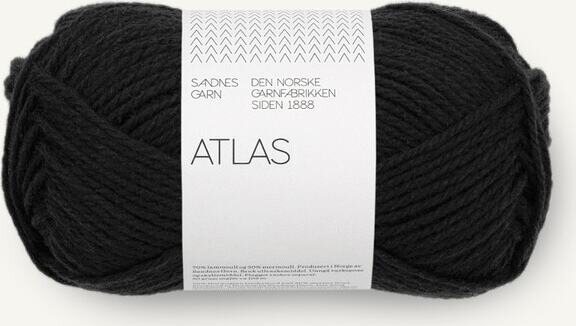 Sandnes Garn Atlas 1099 Svart