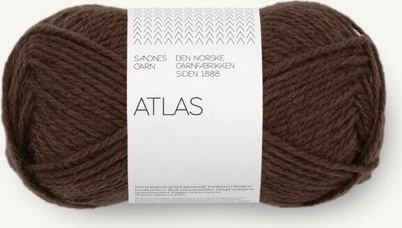 Sandnes Garn Atlas 3591 Mørk brun melert