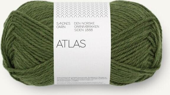 Sandnes Garn Atlas 9072 Mørk grønn melert
