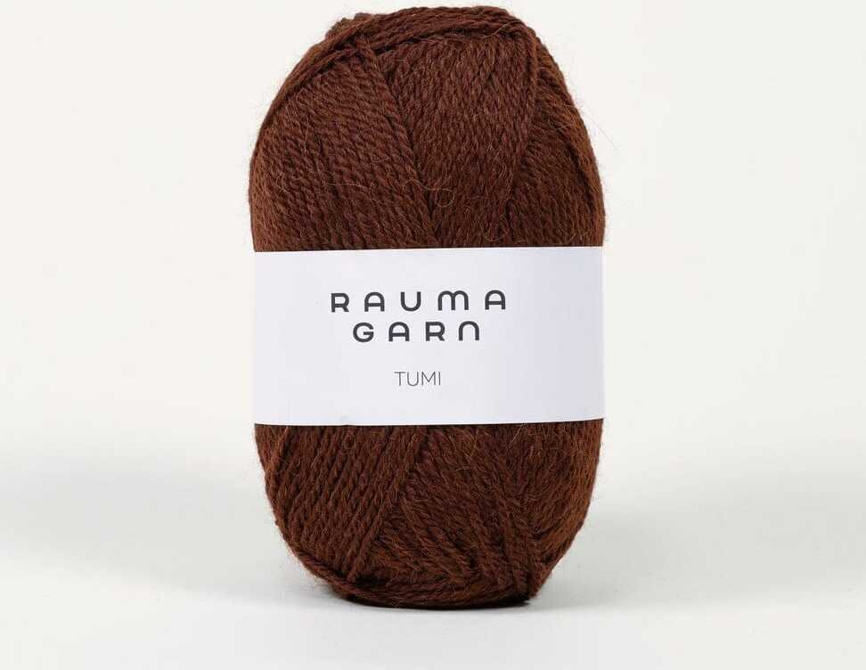Rauma Garn Tumi 3068 Rødbrun