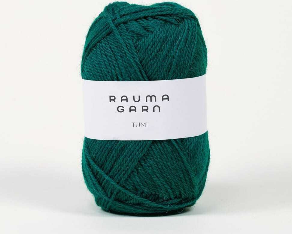 Rauma Garn Tumi 0961 Dyp grønn