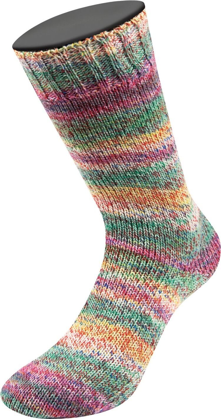Lana Grossa Landlust Die Sockenwolle 4-ply 218 Grün/Rot/Blau/Pink/Gelb/Va