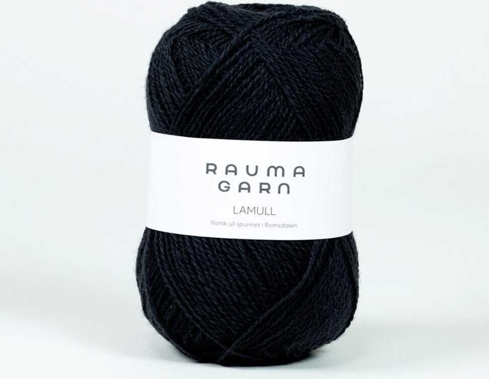Rauma Garn Lamullgarn 4387 Mørk blågrå