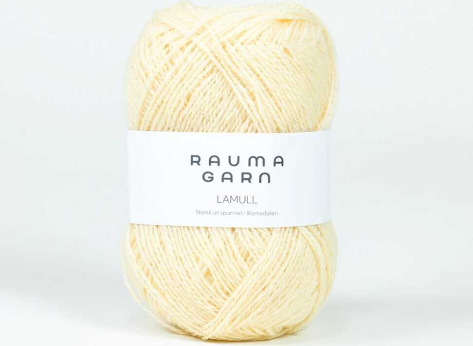 Rauma Garn Lamullgarn 4095 Kremgul