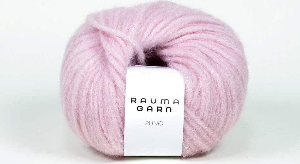 Rauma Garn Puno 1357 Lys rosa