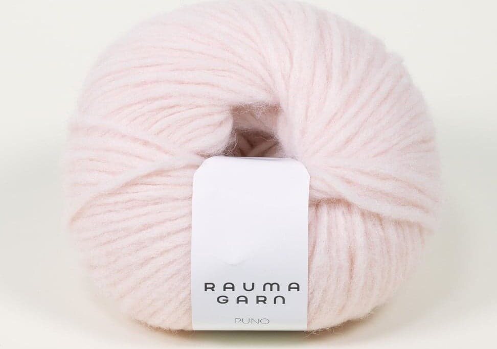 Rauma Garn Puno 608 Lys rosa