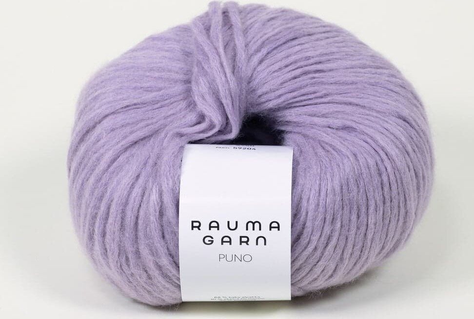 Rauma Garn Puno 6750 Lys lilla