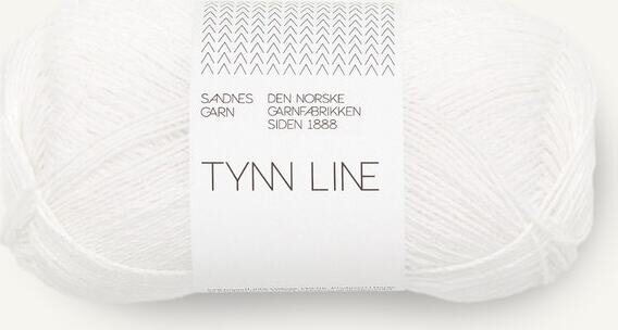 Sandnes Garn Tynn Line 1001 True White
