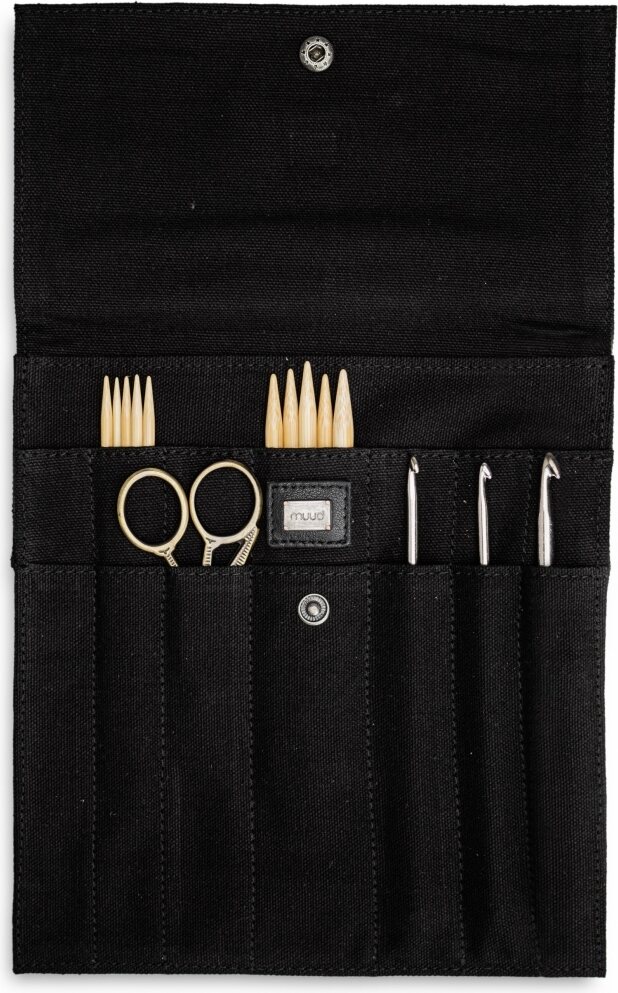 Muud Canvas Oslo sukkapuikkokotelo Black canvas