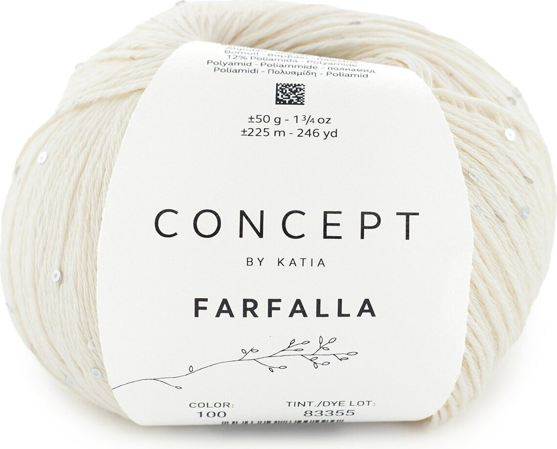 Katia Farfalla 100 - Ecru