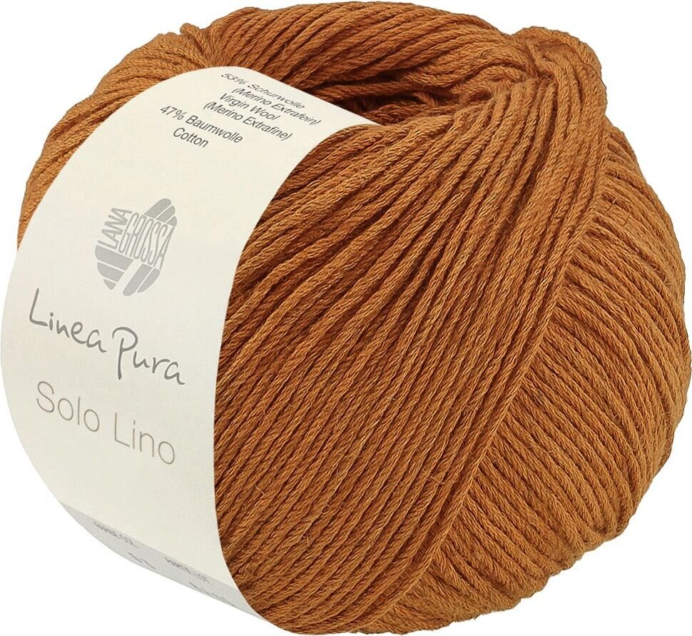 Lana Grossa Solo Lino 82 Honiggelb