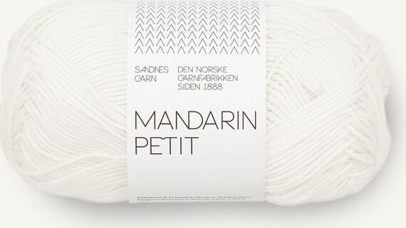 Sandnes Garn Mandarin Petit 1002 White