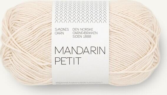 Sandnes Garn Mandarin Petit 1012 Natural White
