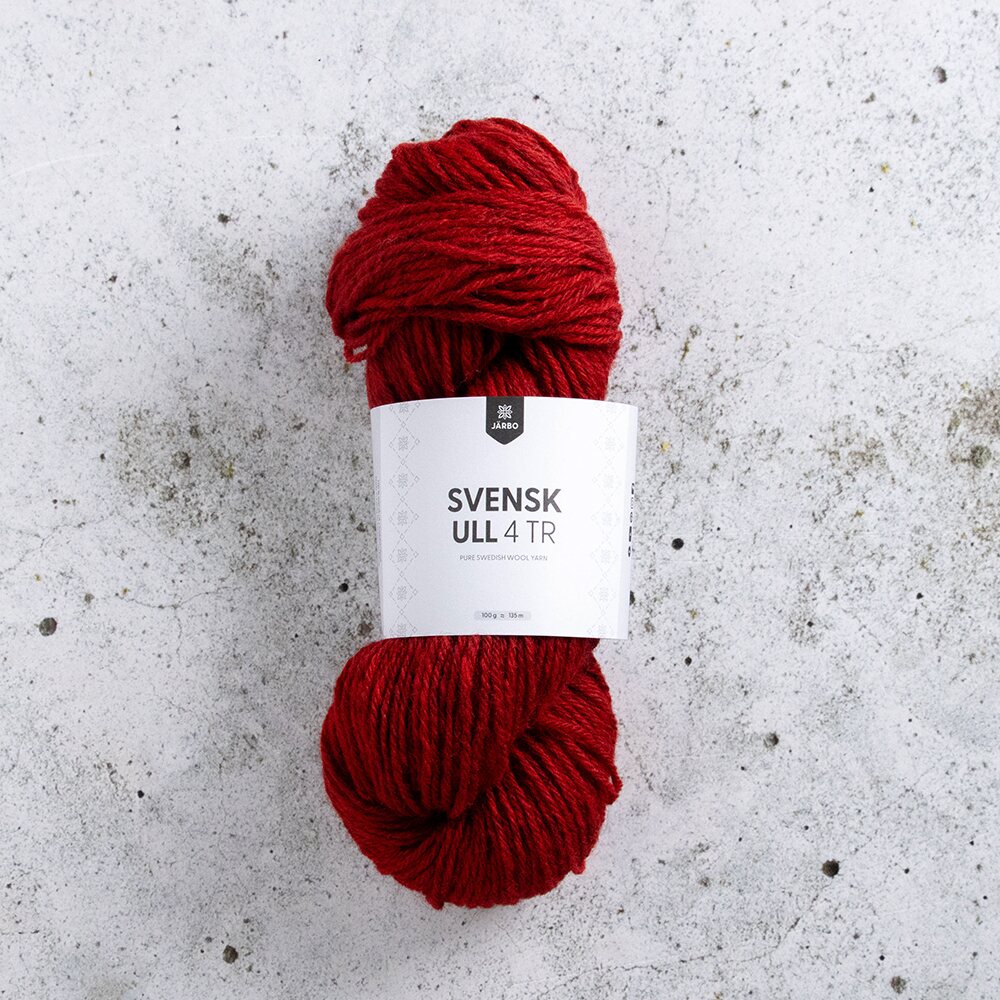 Järbo Garn Svensk Ull 4-säikeinen 59134 Torpet Red