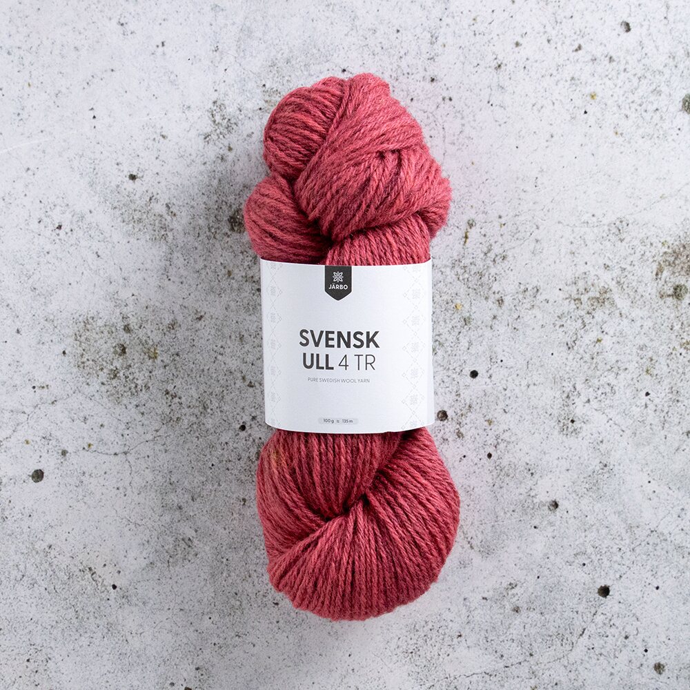 Järbo Garn Svensk Ull 4-säikeinen 59138 Trollgröt Pink