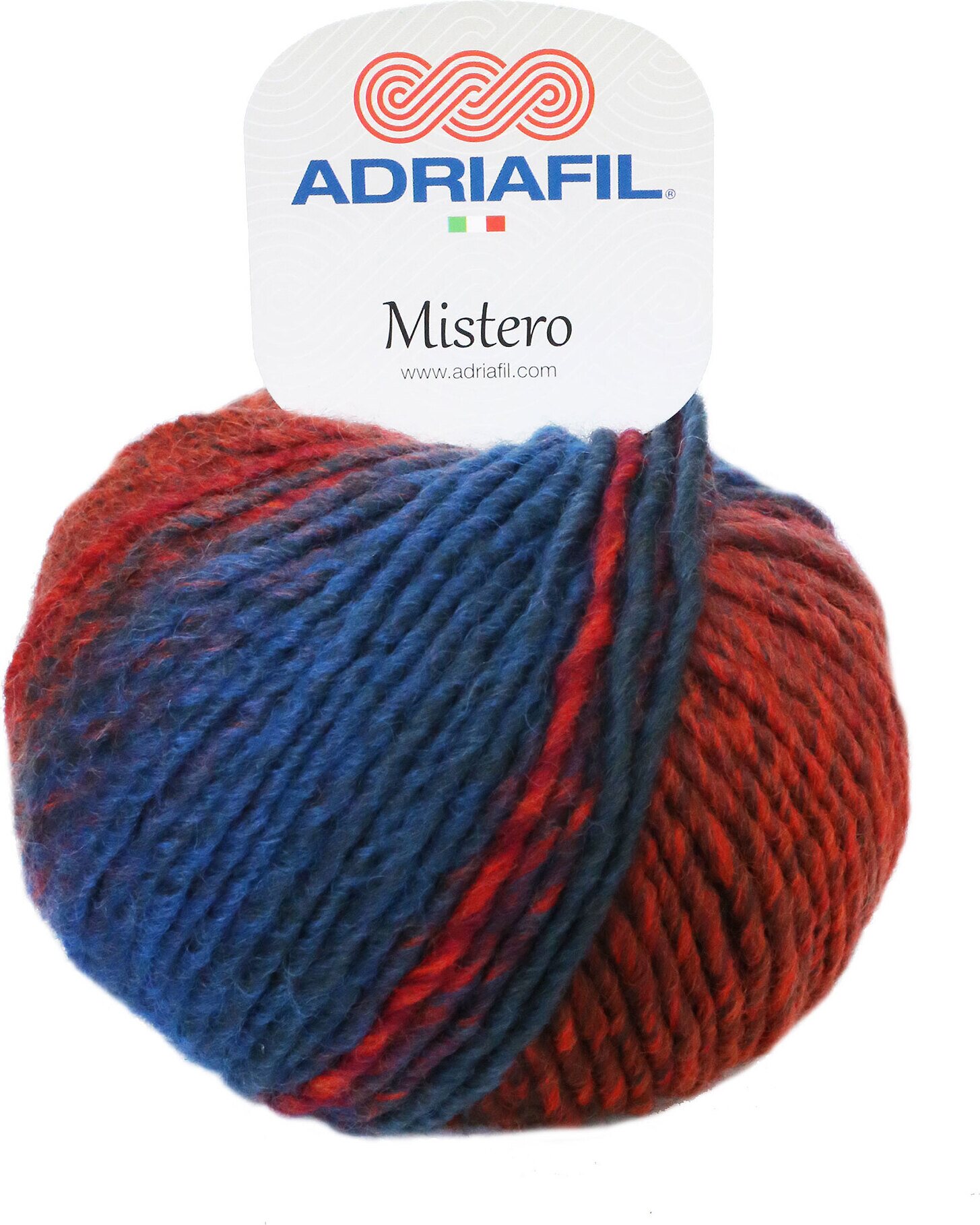 Adriafil Mistero 71 Bordeaux blue orange