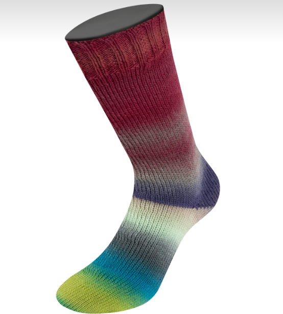 Lana Grossa Meilenweit 100 Color Mix Multi/Soft 23