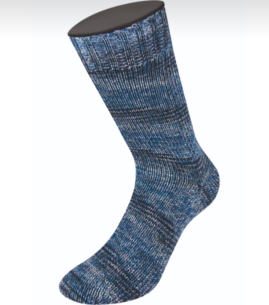 Lana Grossa Meilenweit 6-fach 9639, Jeans-/Grau-/Nachtblau