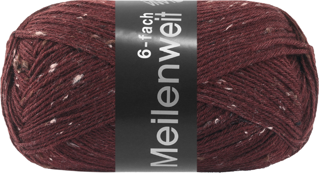 Lana Grossa Meilenweit 6-fach 9684, Burgund
