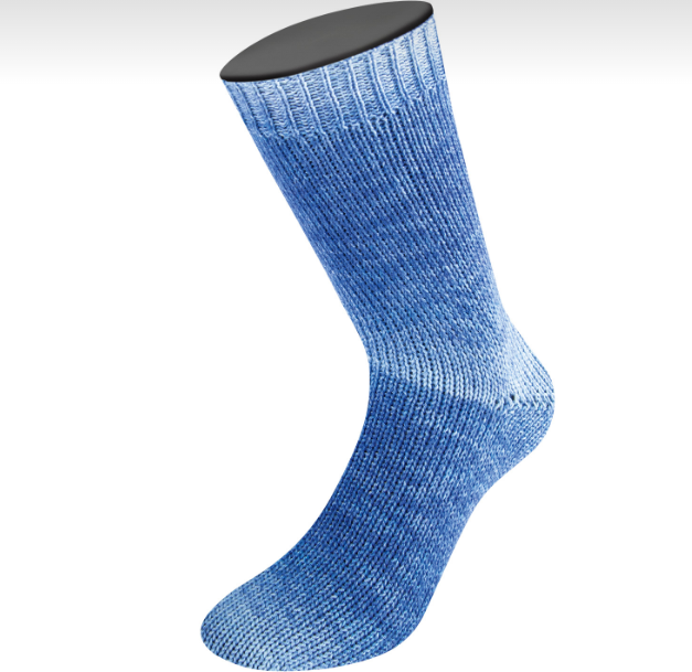 Lana Grossa Meilenweit 6-fach 9724, Blau/Hellblau