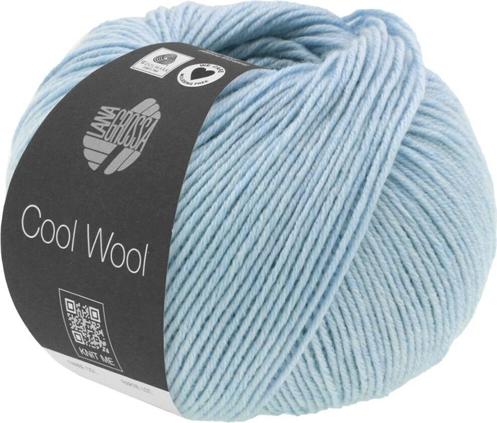 Lana Grossa Cool Wool 1420 Hellblau meliert