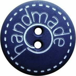 Dill Handmade nappi, 18mm Sininen