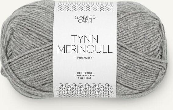 Sandnes Garn Tynn Merinoull 1042 Gråmelert