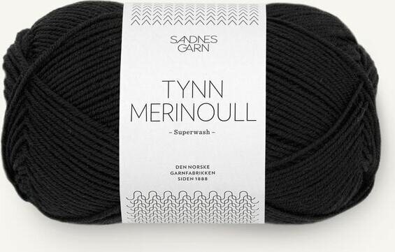 Sandnes Garn Tynn Merinoull 1099 Svart