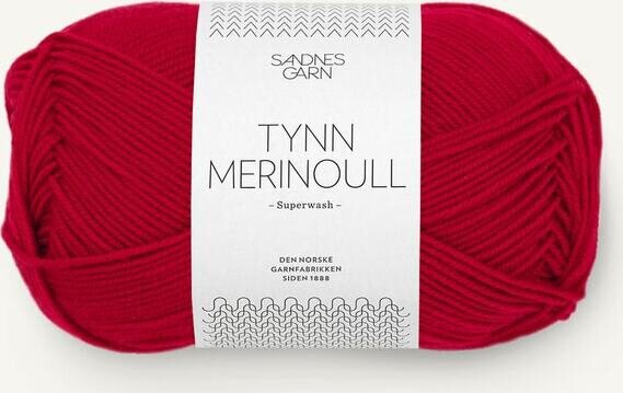 Sandnes Garn Tynn Merinoull 4219 Rød